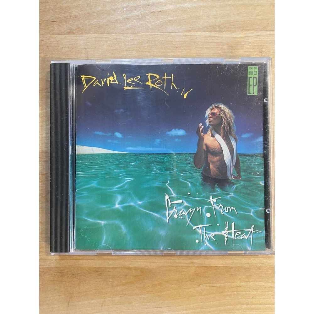David Lee Roth – Crazy From The Heat CD 1985 Promo EP Rock Pop Warner Bros.